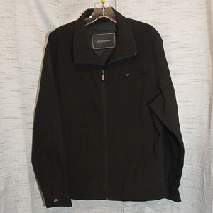 Johnston & Murphy Black Textured Fabric